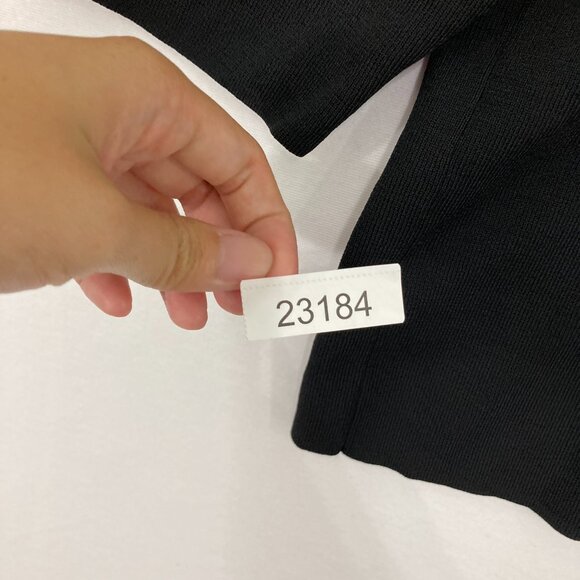 New Cable & Gauge size 2X Black Embellished 3/4 Sleeve Knit Sweater Evening - Picture 7 of 7